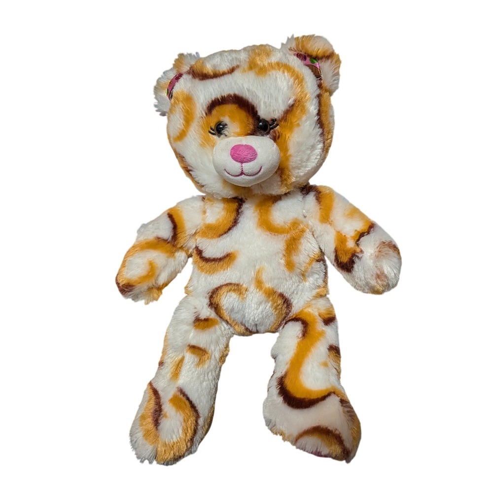 Build-A-Bear Workshop Girl Scouts S'mores Bear White Brown Swirl Plush Toy